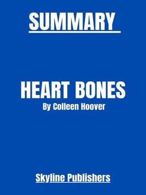 cover image of HEART BONES  BY COLLEEN HOOVER